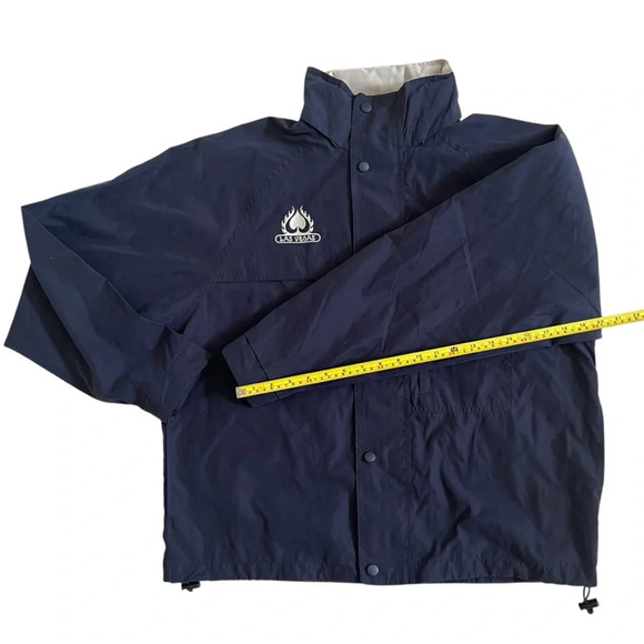 VTG Ultra Club Las Vegas Navy Blue Windbreaker - Picture 7 of 9